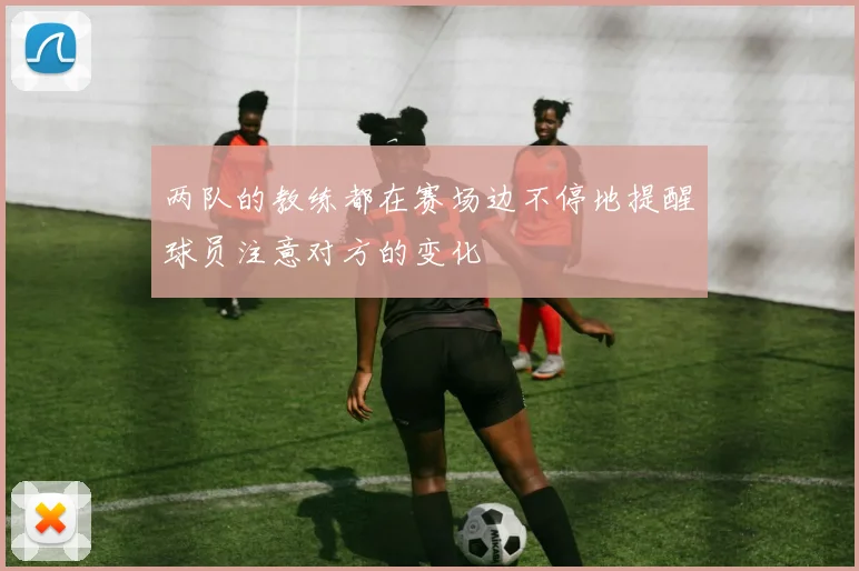 两队的教练都在赛场边不停地提醒球员注意对方的变化